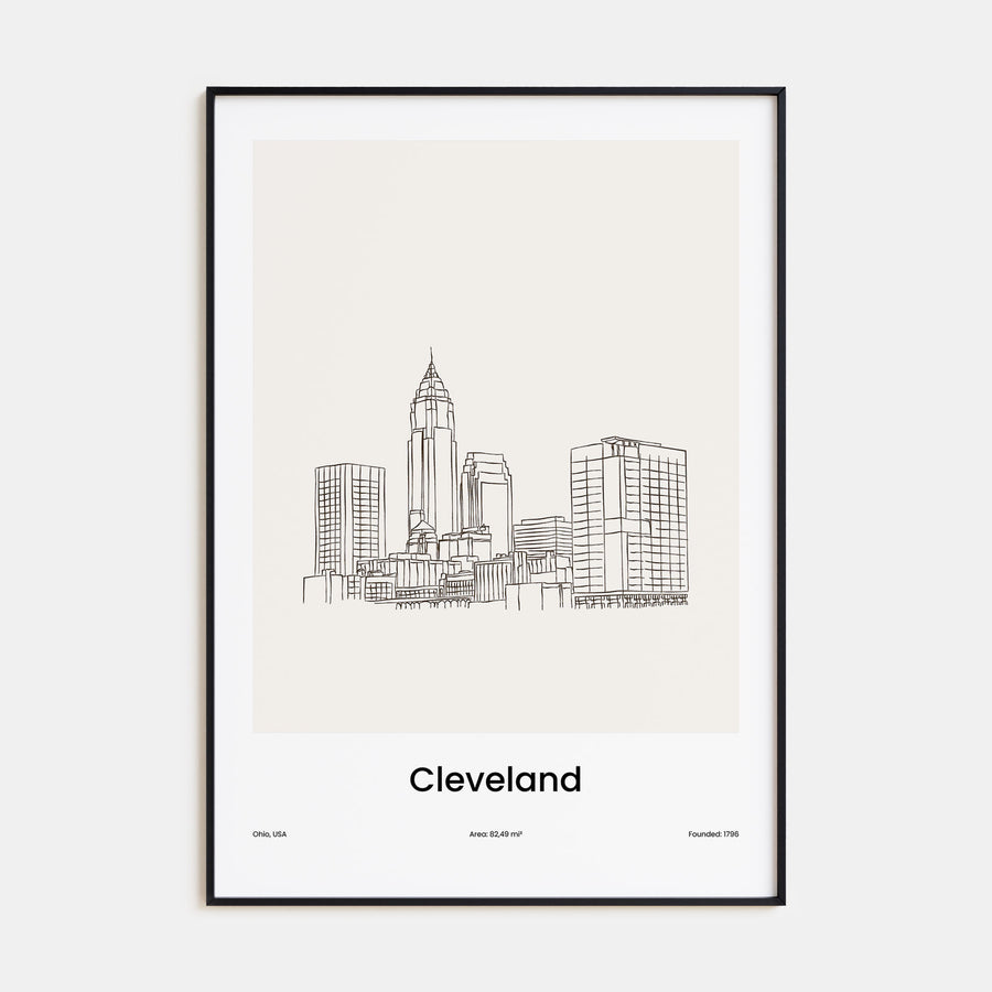 Cleveland Drawn Poster