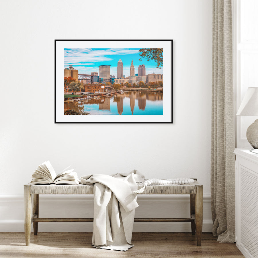 Cleveland Landscape Color Poster