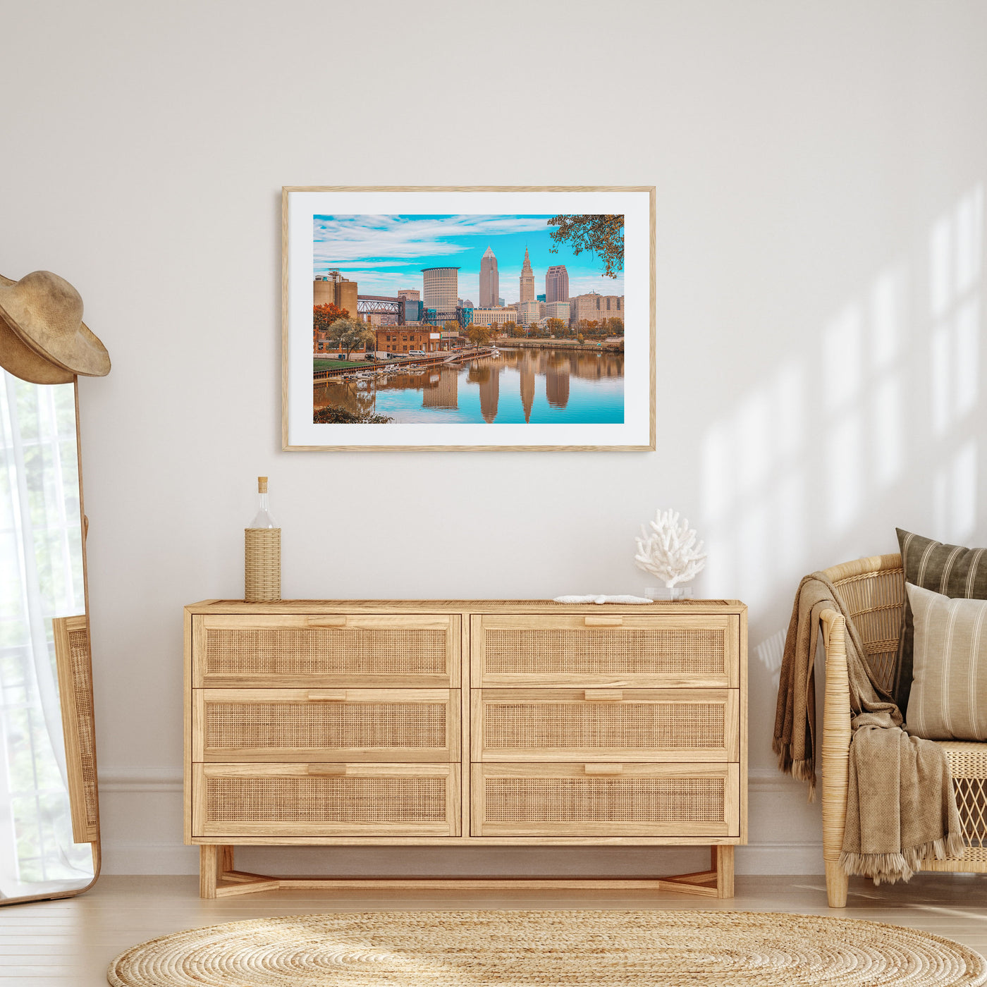 Cleveland Landscape Color Poster