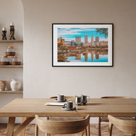Cleveland Landscape Color Poster