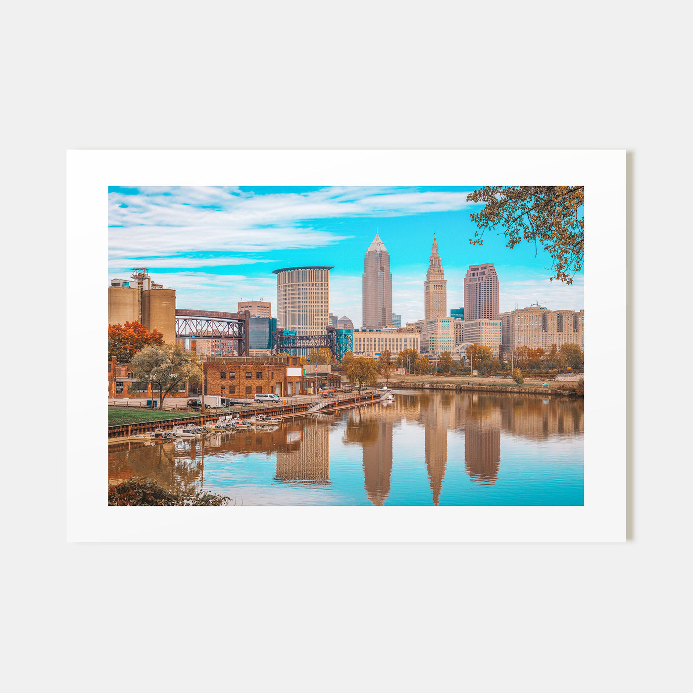 Cleveland Landscape Color Poster