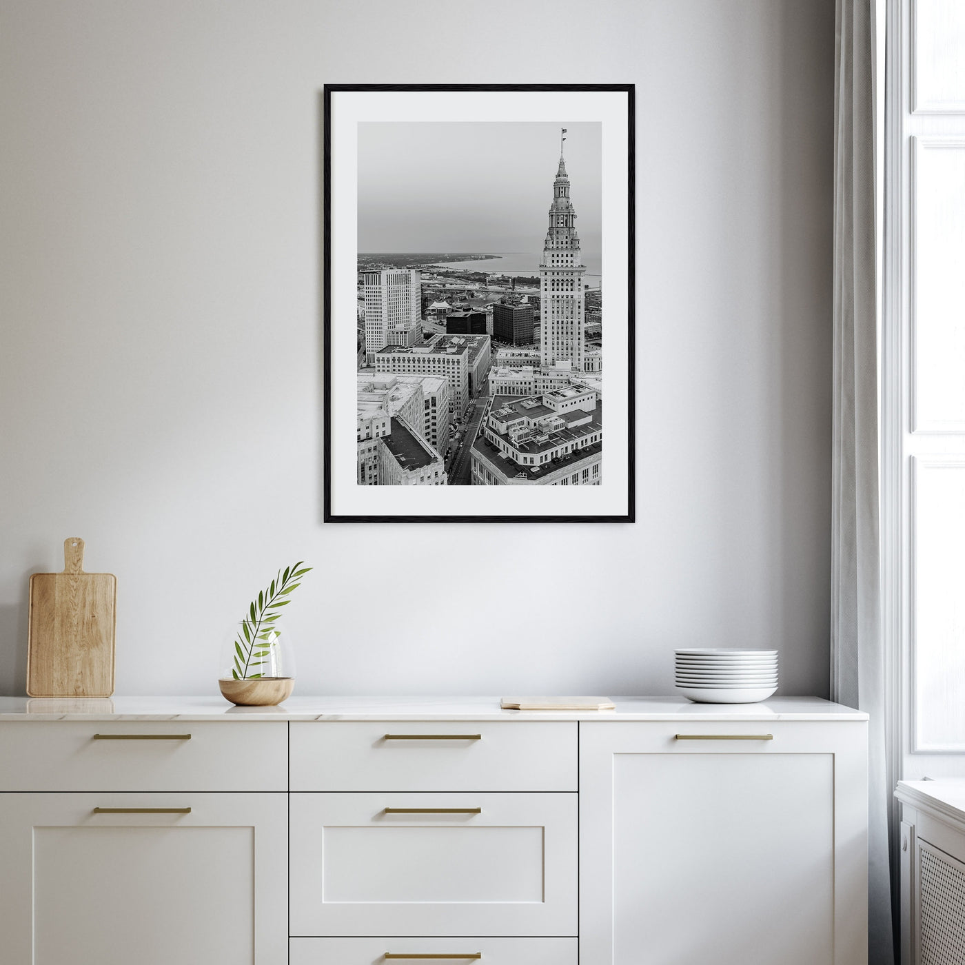 Cleveland Photo B&W No 1 Poster