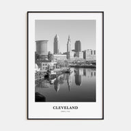 Cleveland Portrait B&W No 1 Poster