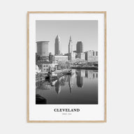 Cleveland Portrait B&W No 1 Poster