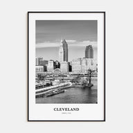 Cleveland Portrait B&W No 3 Poster