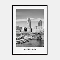Cleveland Portrait B&W No 3 Poster