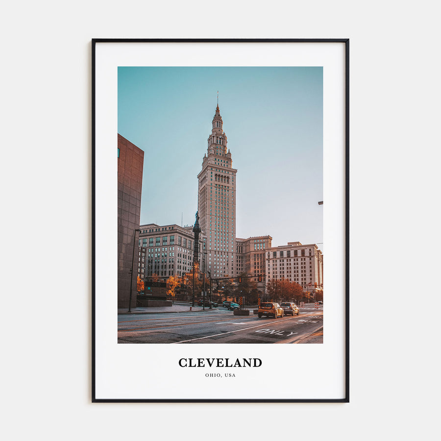 Cleveland Portrait Color No 1 Poster