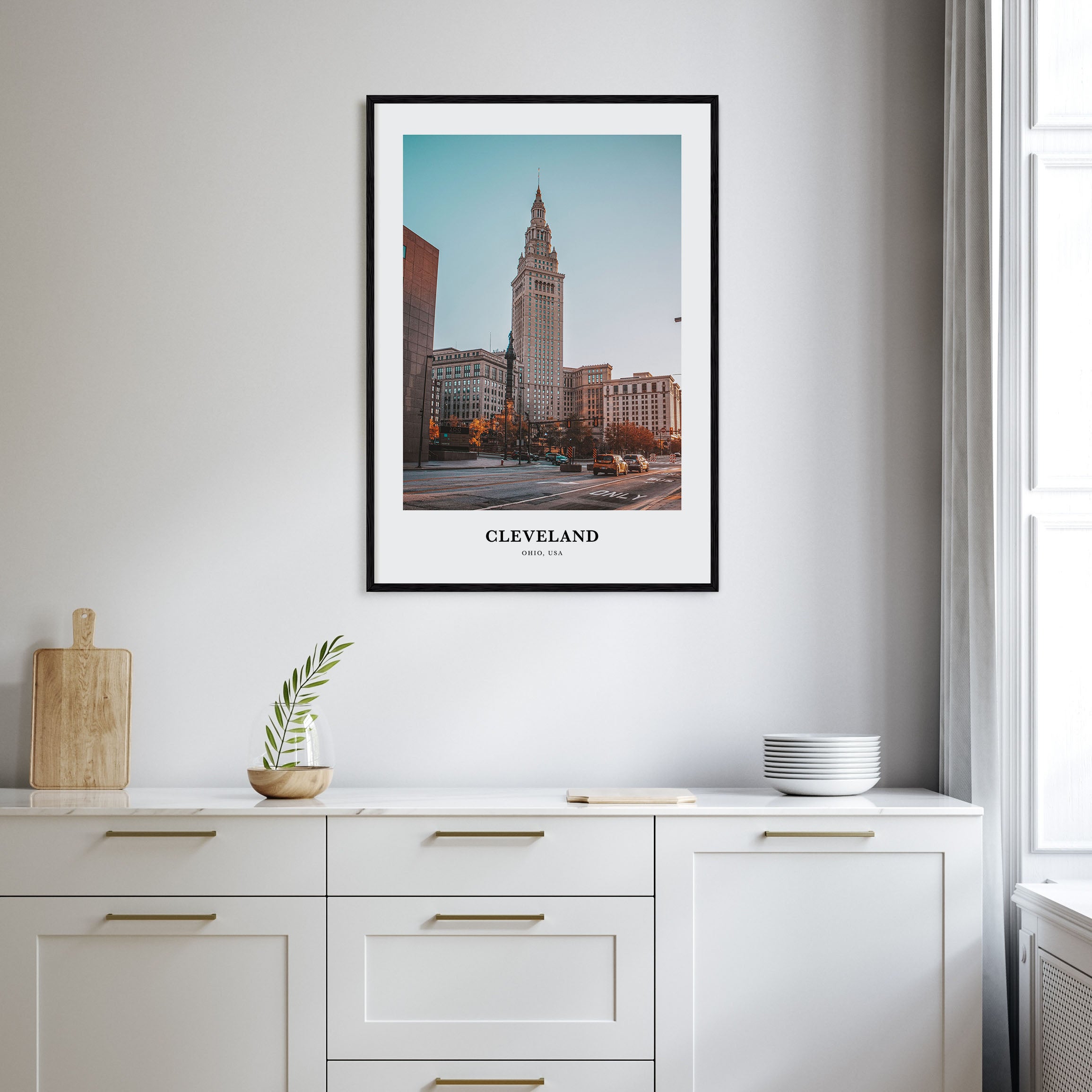 Cleveland Portrait Color No 1 Poster