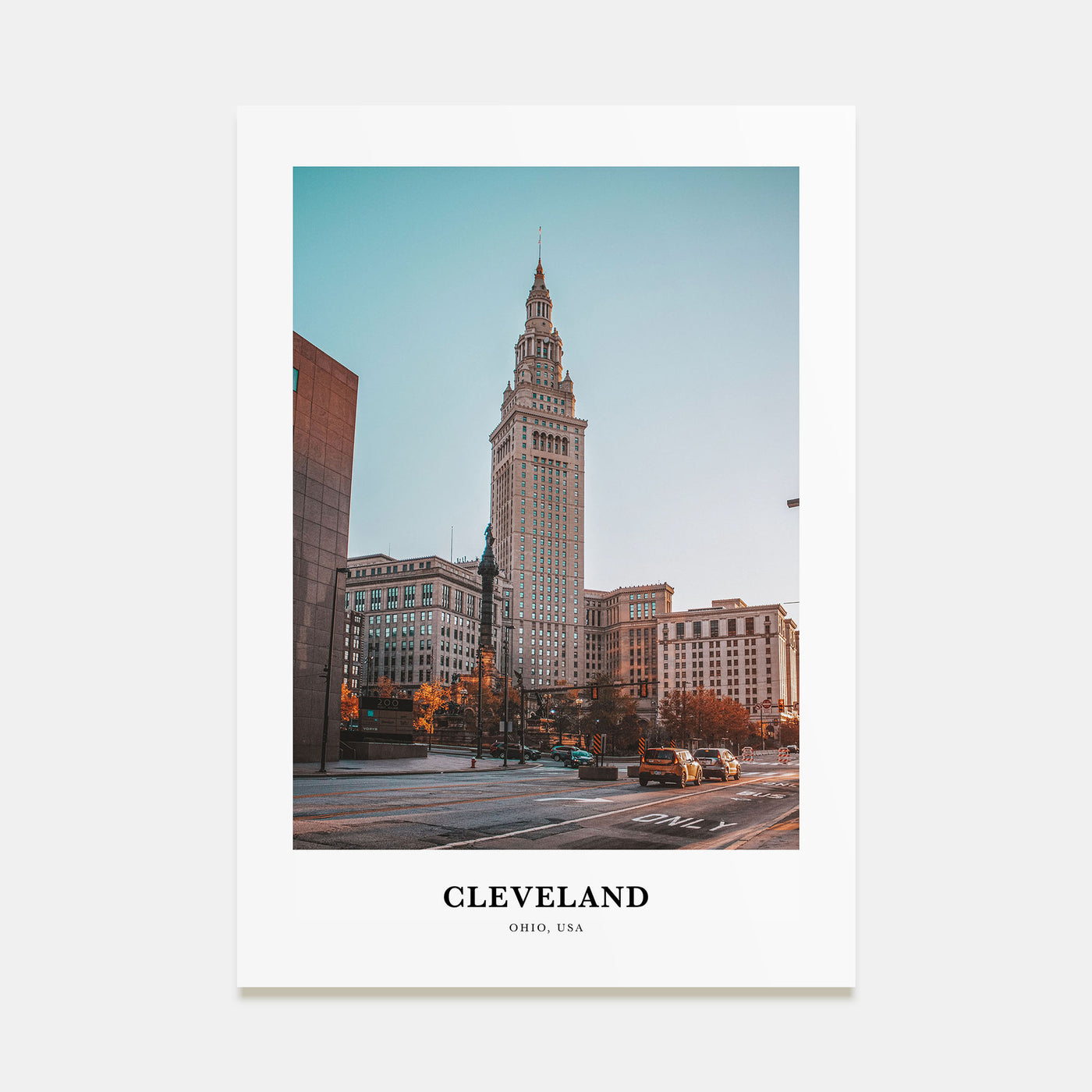Cleveland Portrait Color No 1 Poster