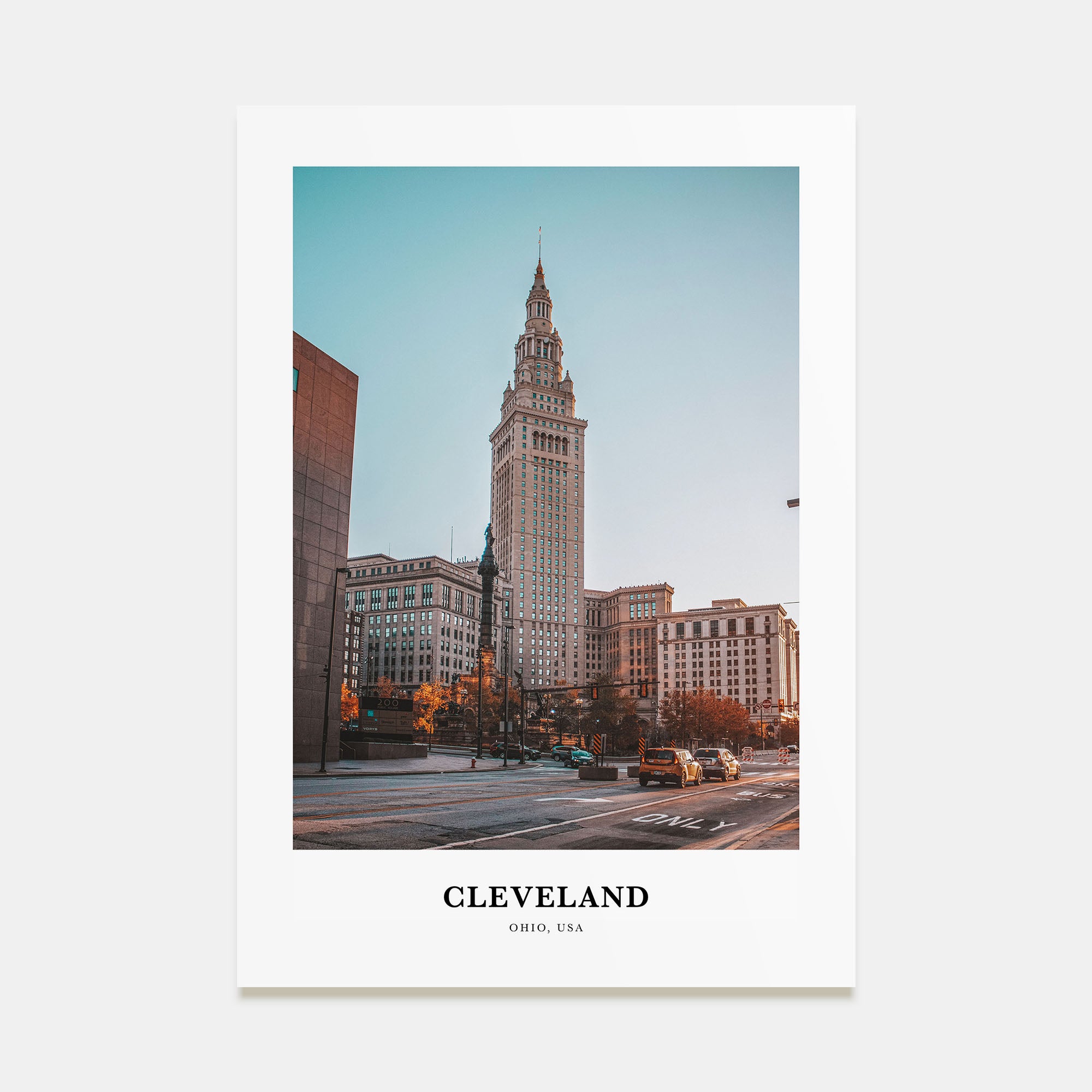 Cleveland Portrait Color No 1 Poster
