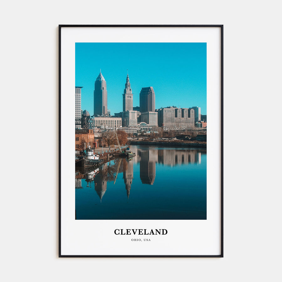 Cleveland Portrait Color No 2 Poster