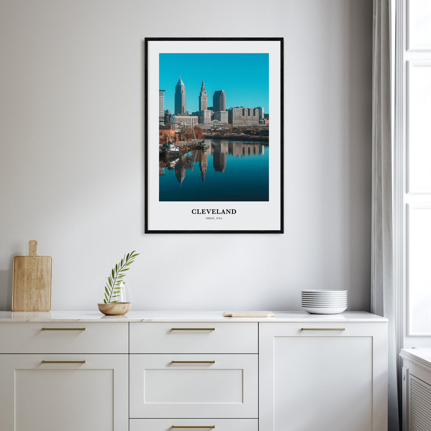 Cleveland Portrait Color No 2 Poster