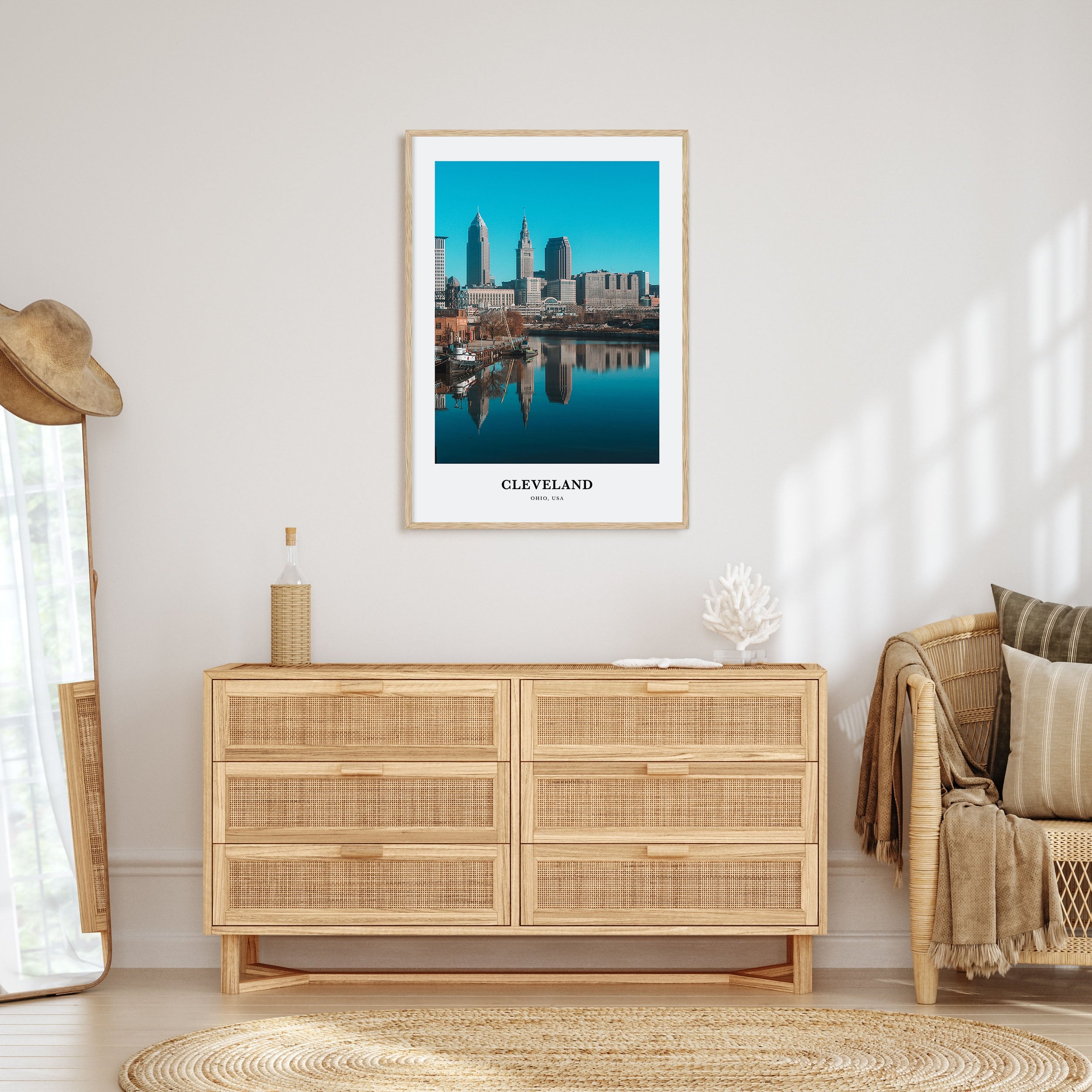 Cleveland Portrait Color No 2 Poster