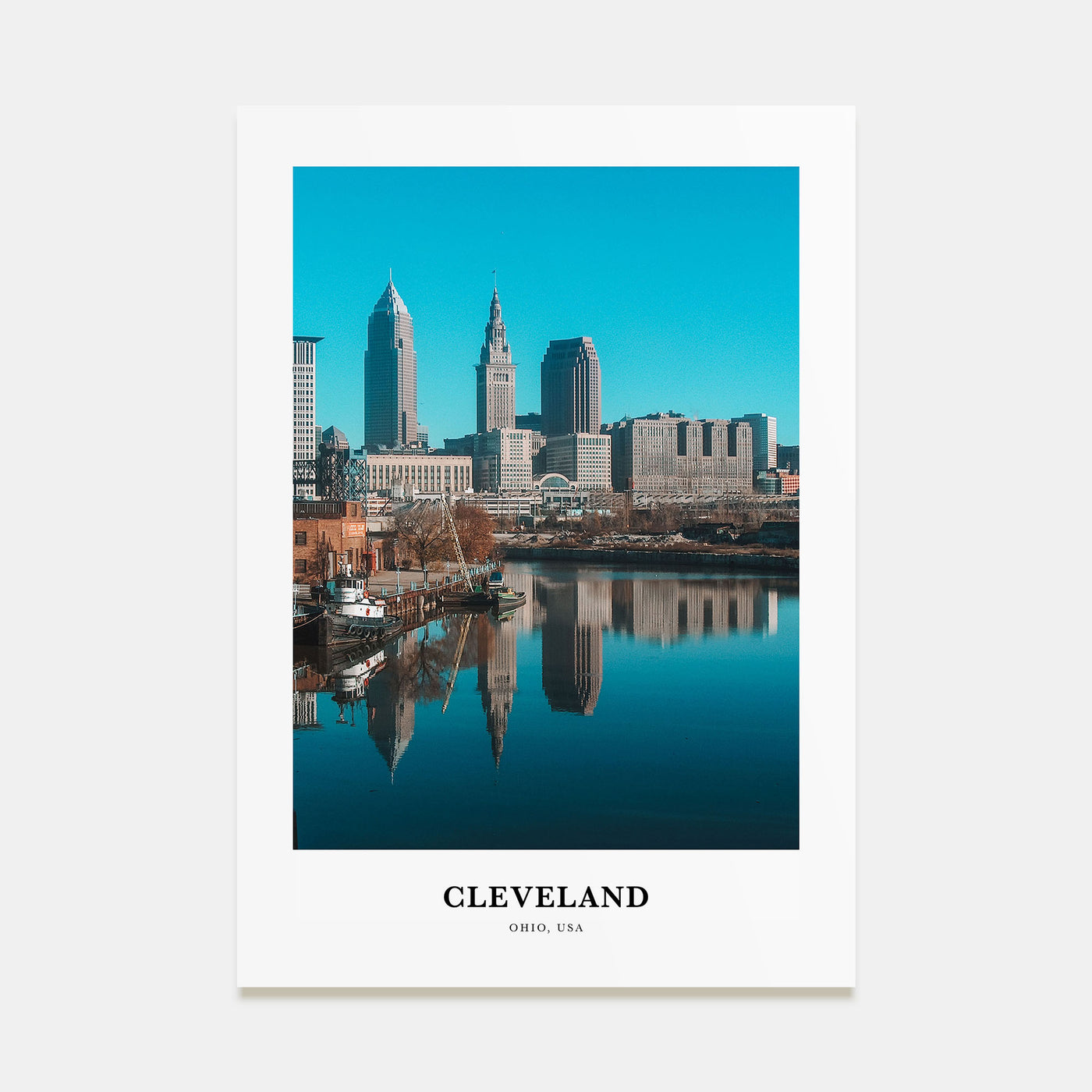 Cleveland Portrait Color No 2 Poster