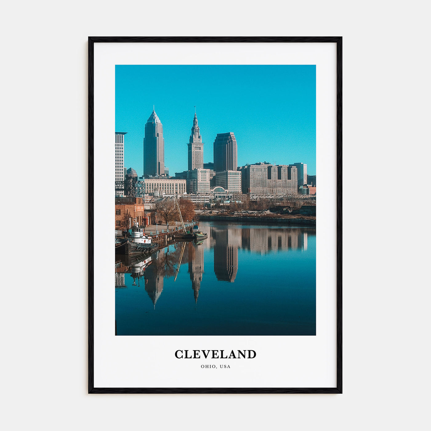 Cleveland Portrait Color No 2 Poster