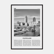 Cleveland Travel B&W No 2 Poster