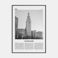 Cleveland Travel B&W No 3 Poster