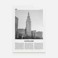 Cleveland Travel B&W No 3 Poster