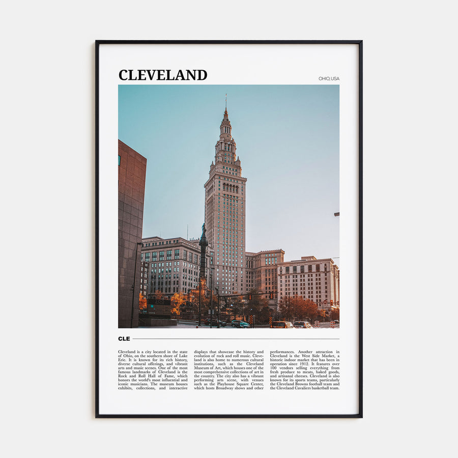 Cleveland Travel Color No 1 Poster