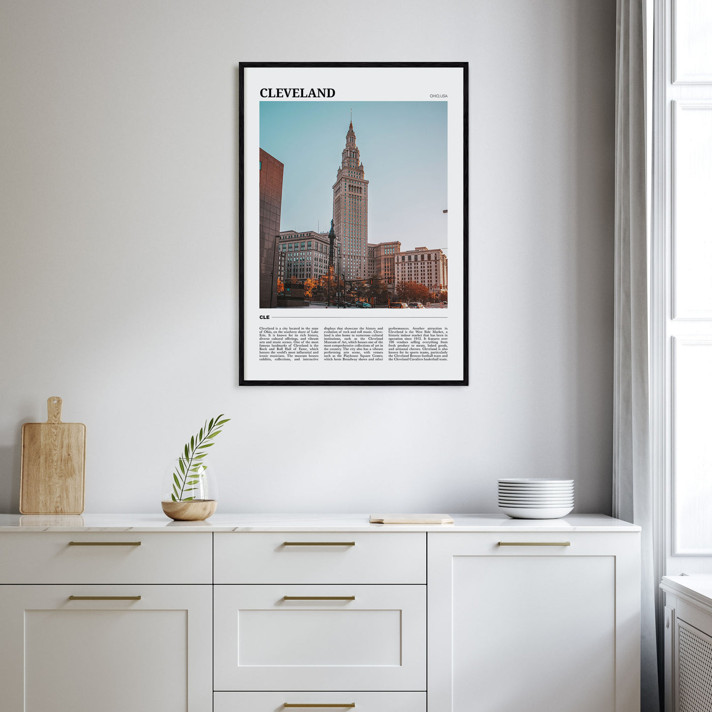 Cleveland Travel Color No 1 Poster