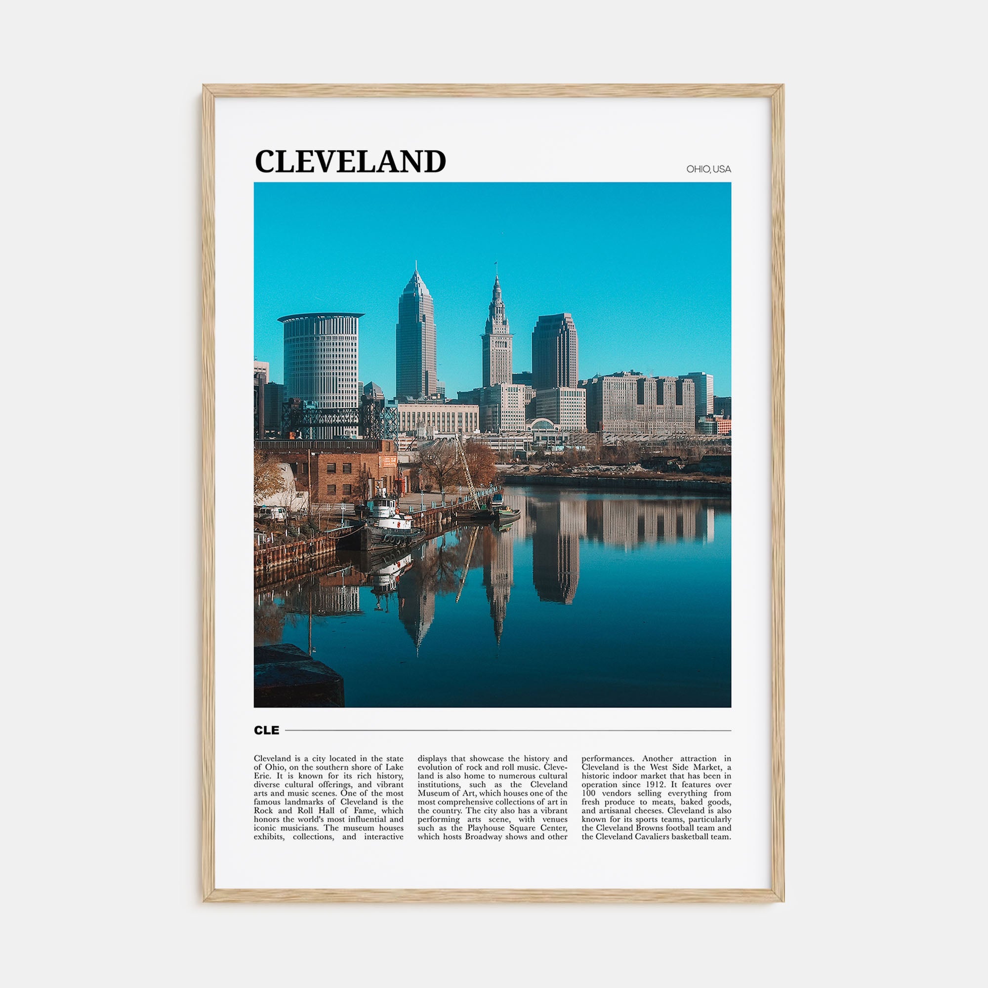 Cleveland Travel Color No 2 Poster