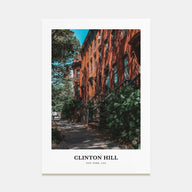 Clinton Hill Portrait Color Poster