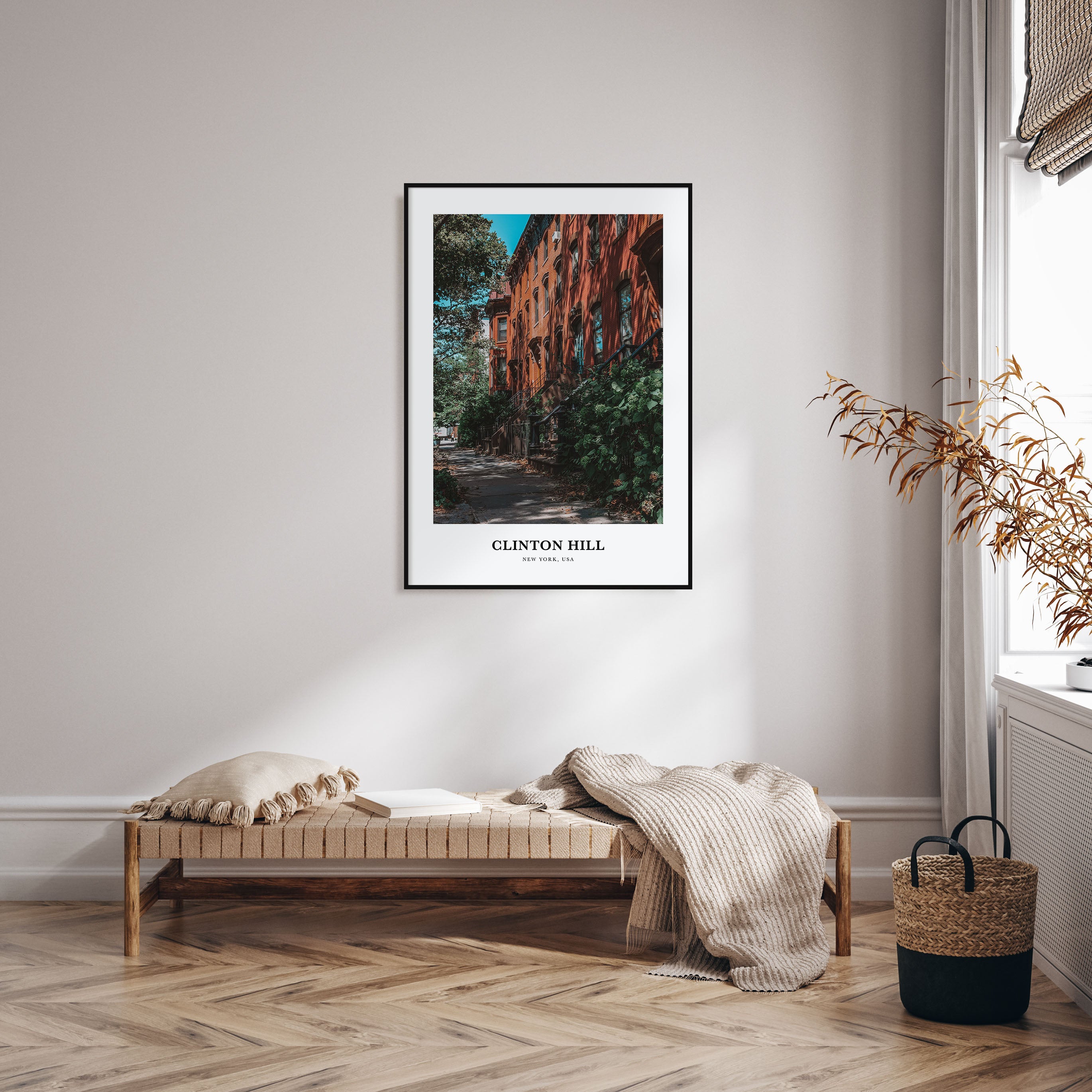 Clinton Hill Portrait Color Poster