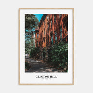 Clinton Hill Portrait Color Poster