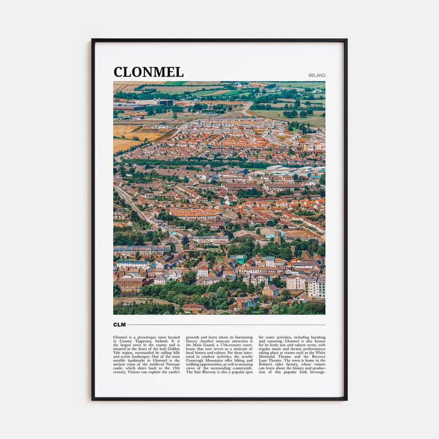 Clonmel Travel Color Poster