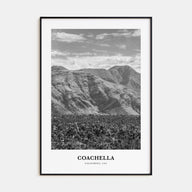 Coachella Portrait B&W Poster