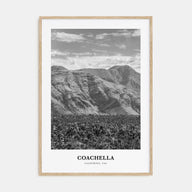 Coachella Portrait B&W Poster
