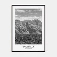 Coachella Portrait B&W Poster