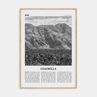 Coachella Travel B&W Poster