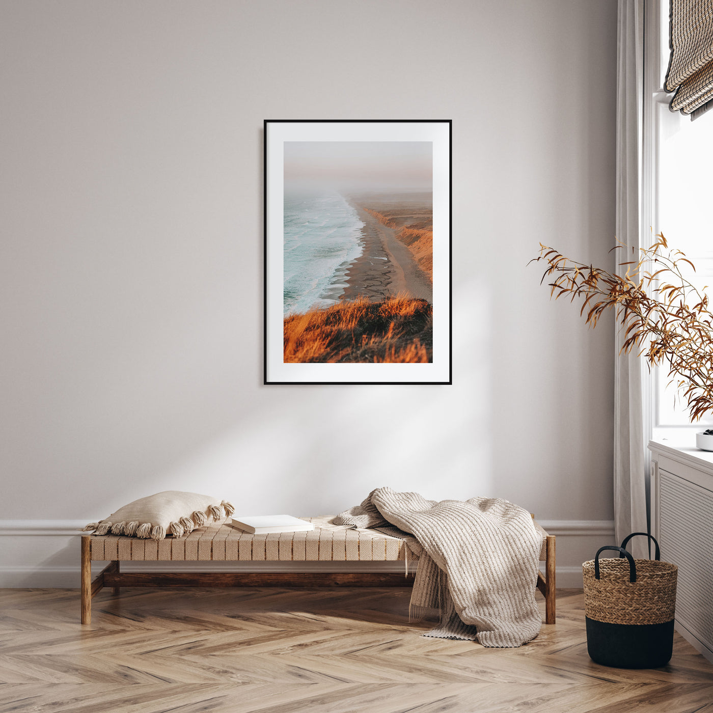 Coastline Waves Photo Color No 1 Poster