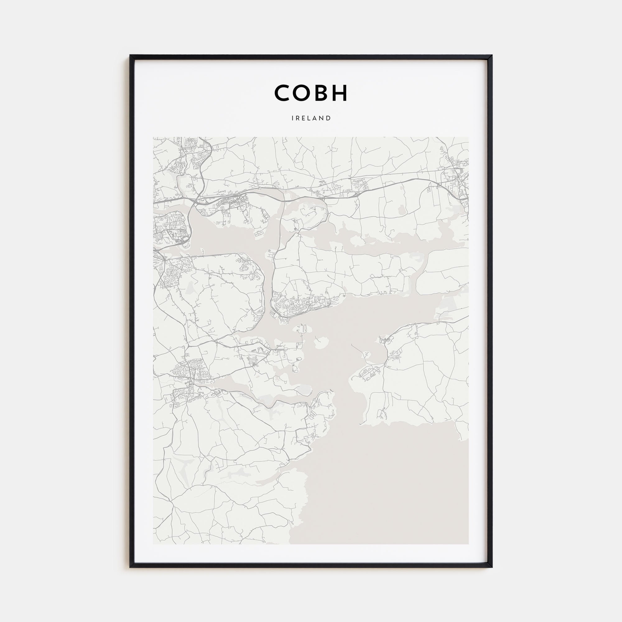 Cobh Map Portrait Poster