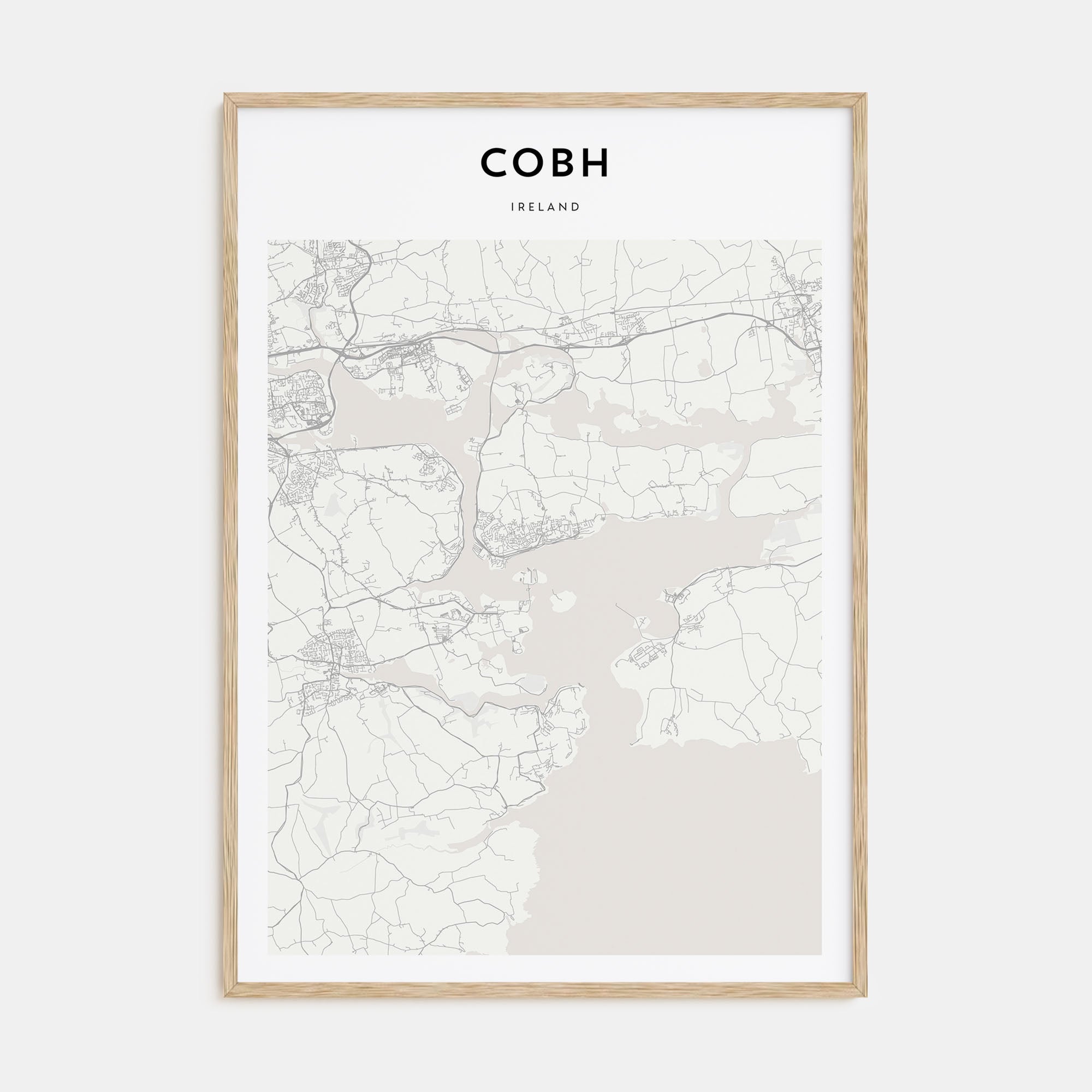 Cobh Map Portrait Poster