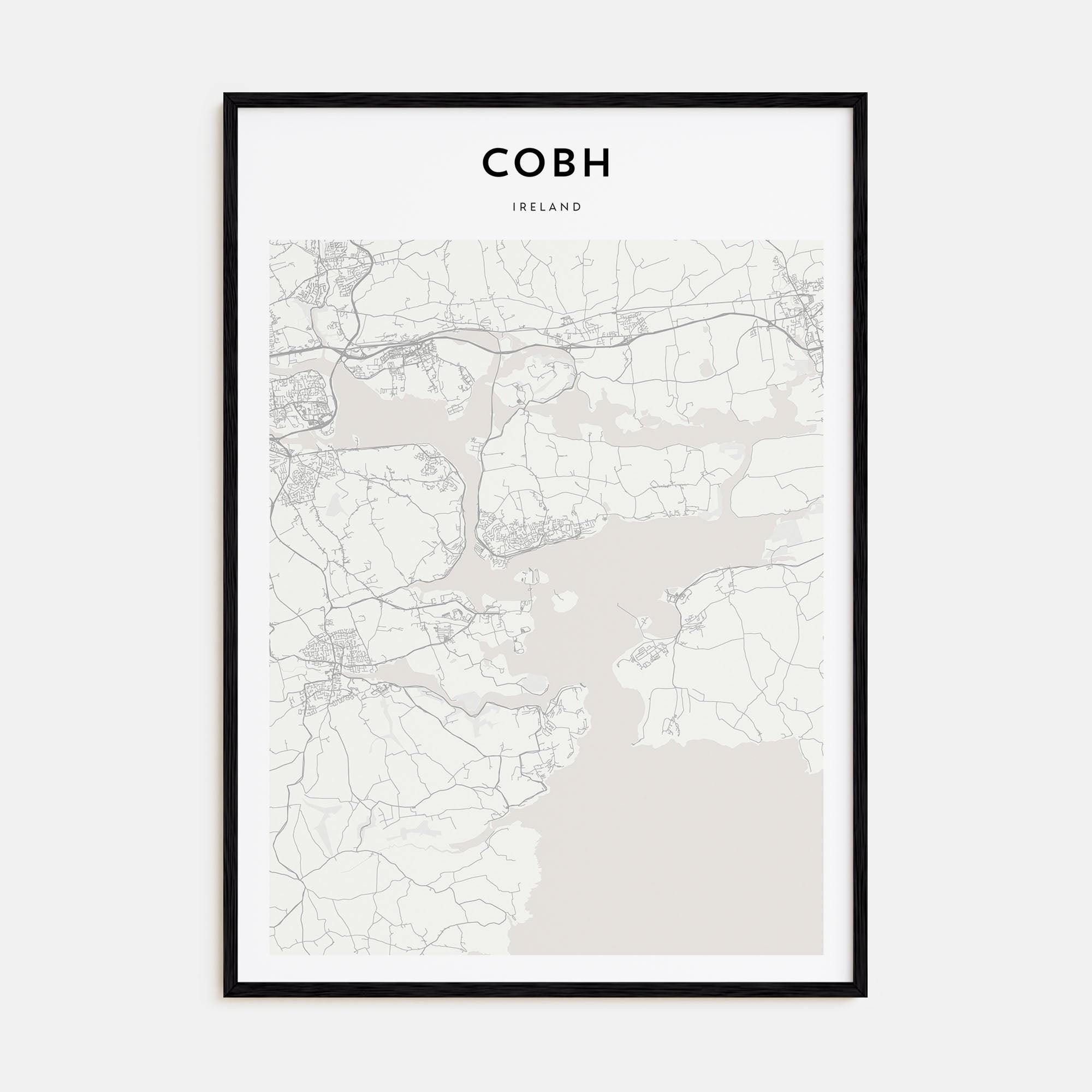 Cobh Map Portrait Poster