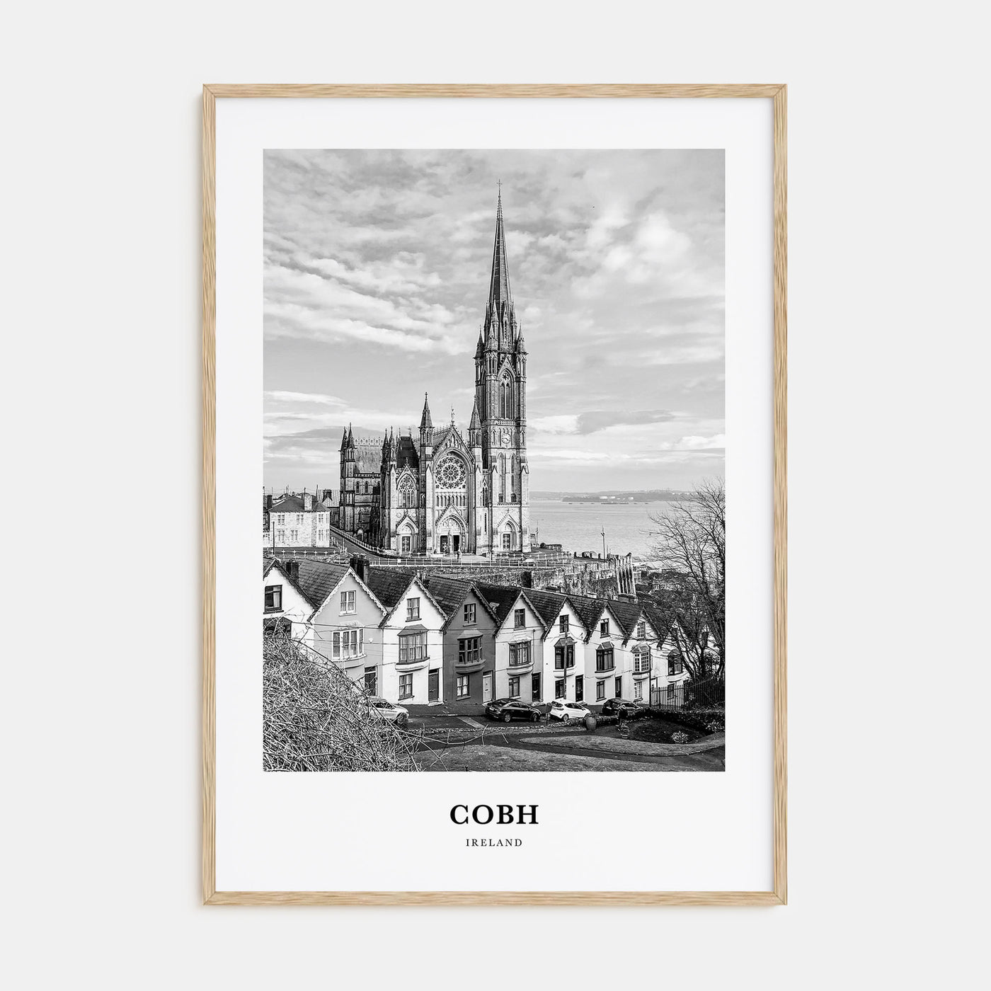 Cobh Portrait B&W No 2 Poster
