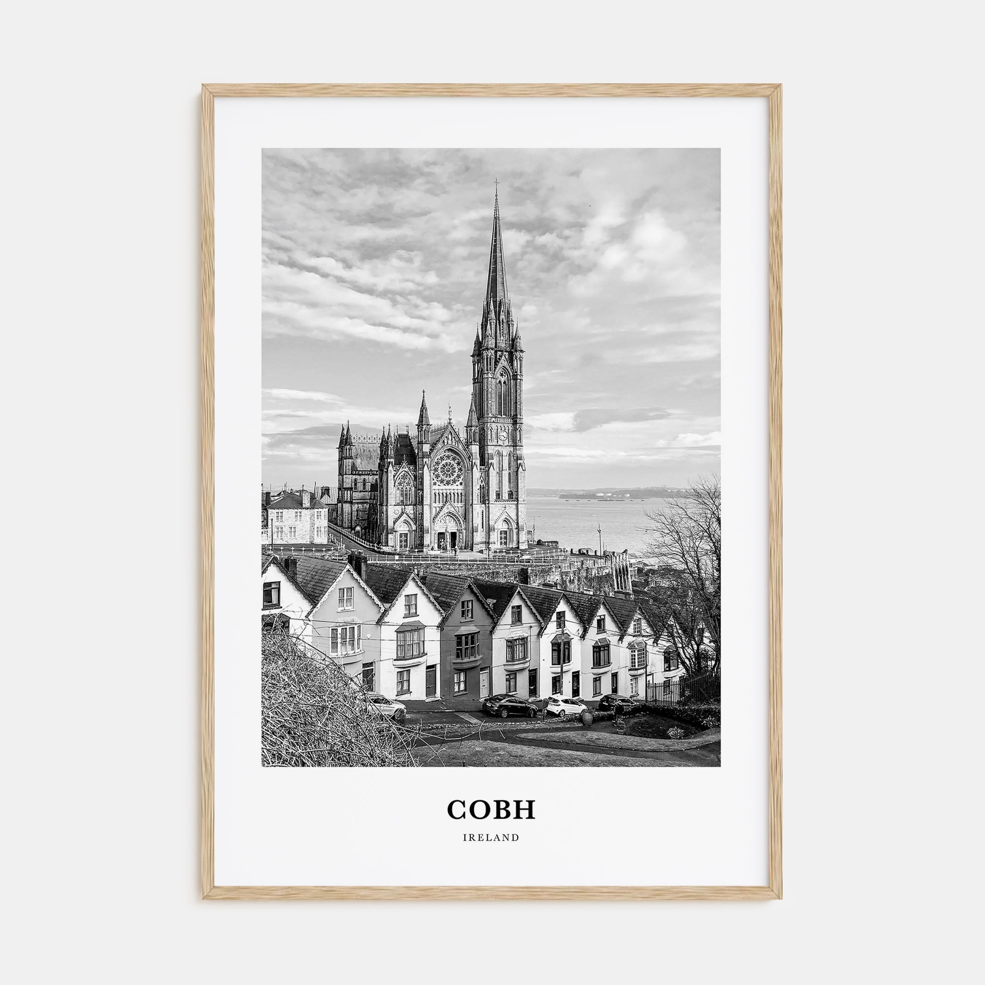 Cobh Portrait B&W No 2 Poster