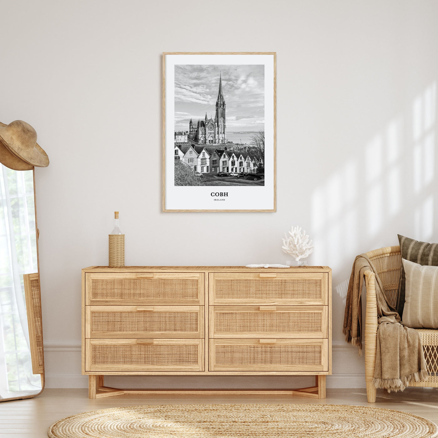 Cobh Portrait B&W No 2 Poster