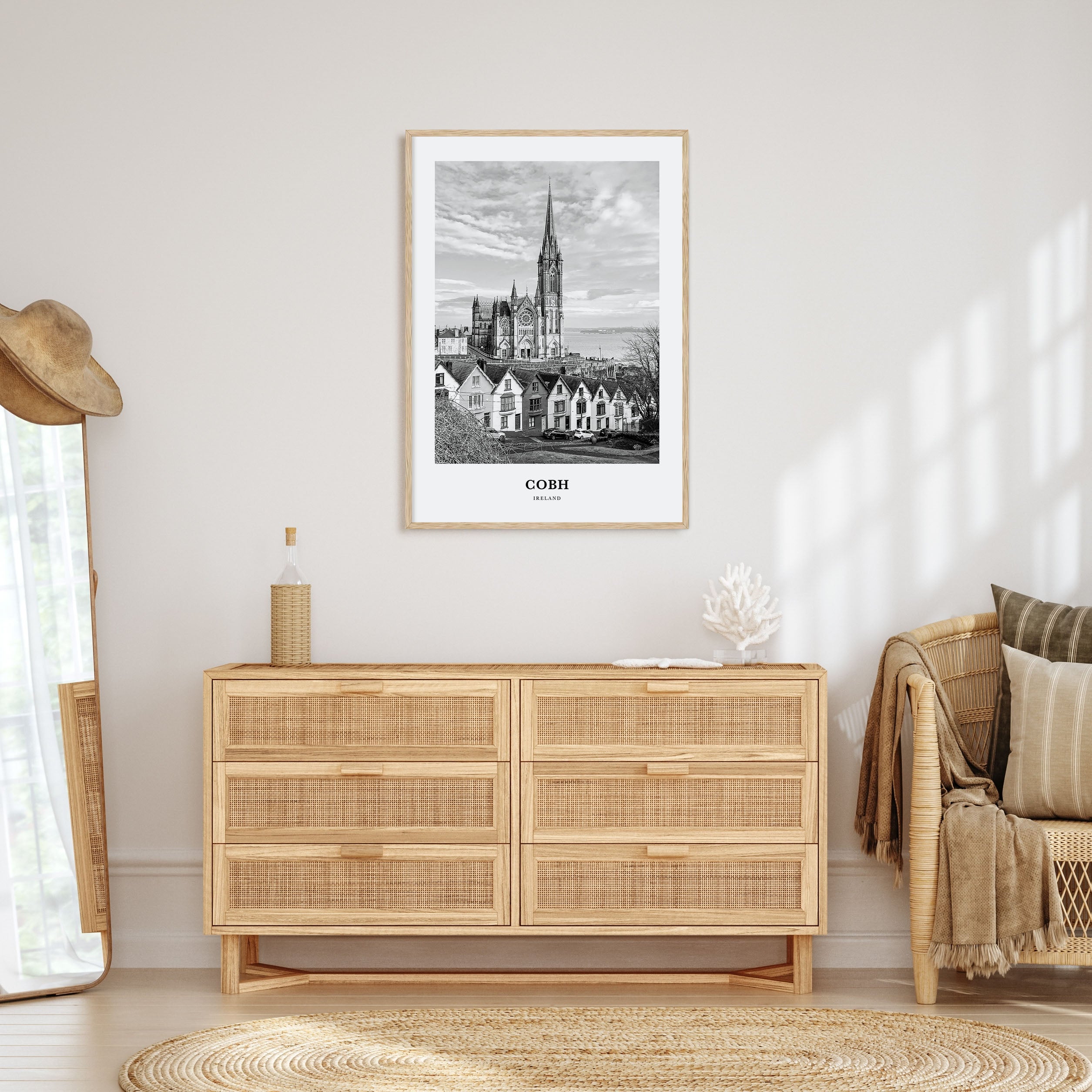 Cobh Portrait B&W No 2 Poster