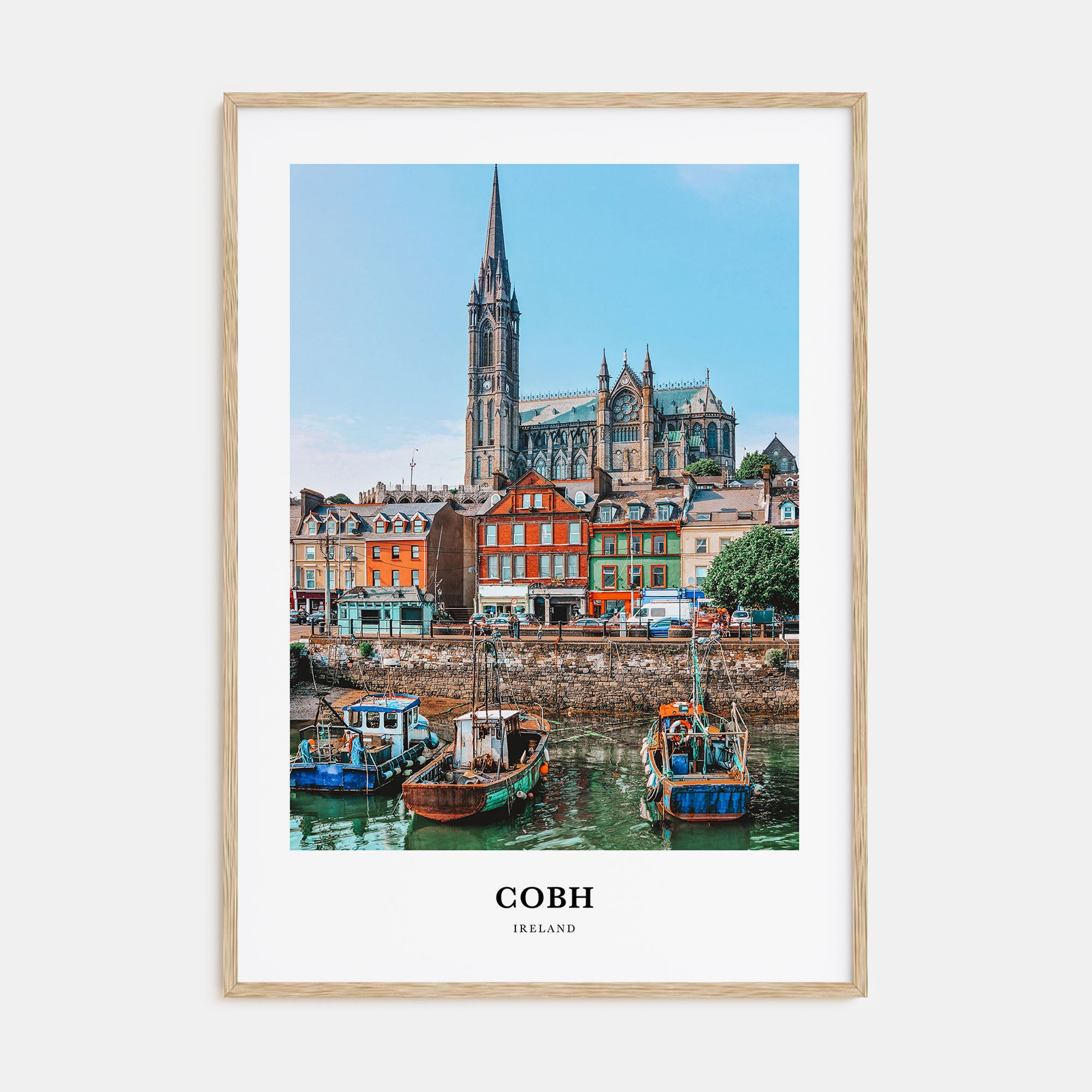 Cobh Portrait Color Poster