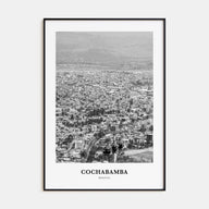 Cochabamba Portrait B&W Poster