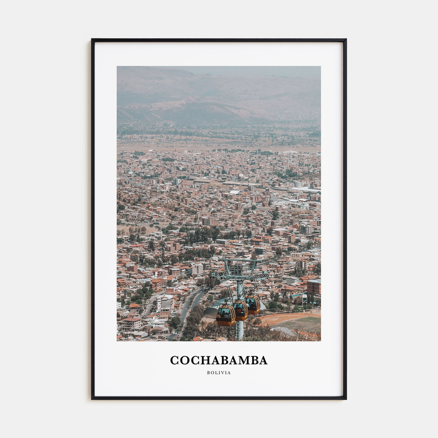 Cochabamba Portrait Color Poster
