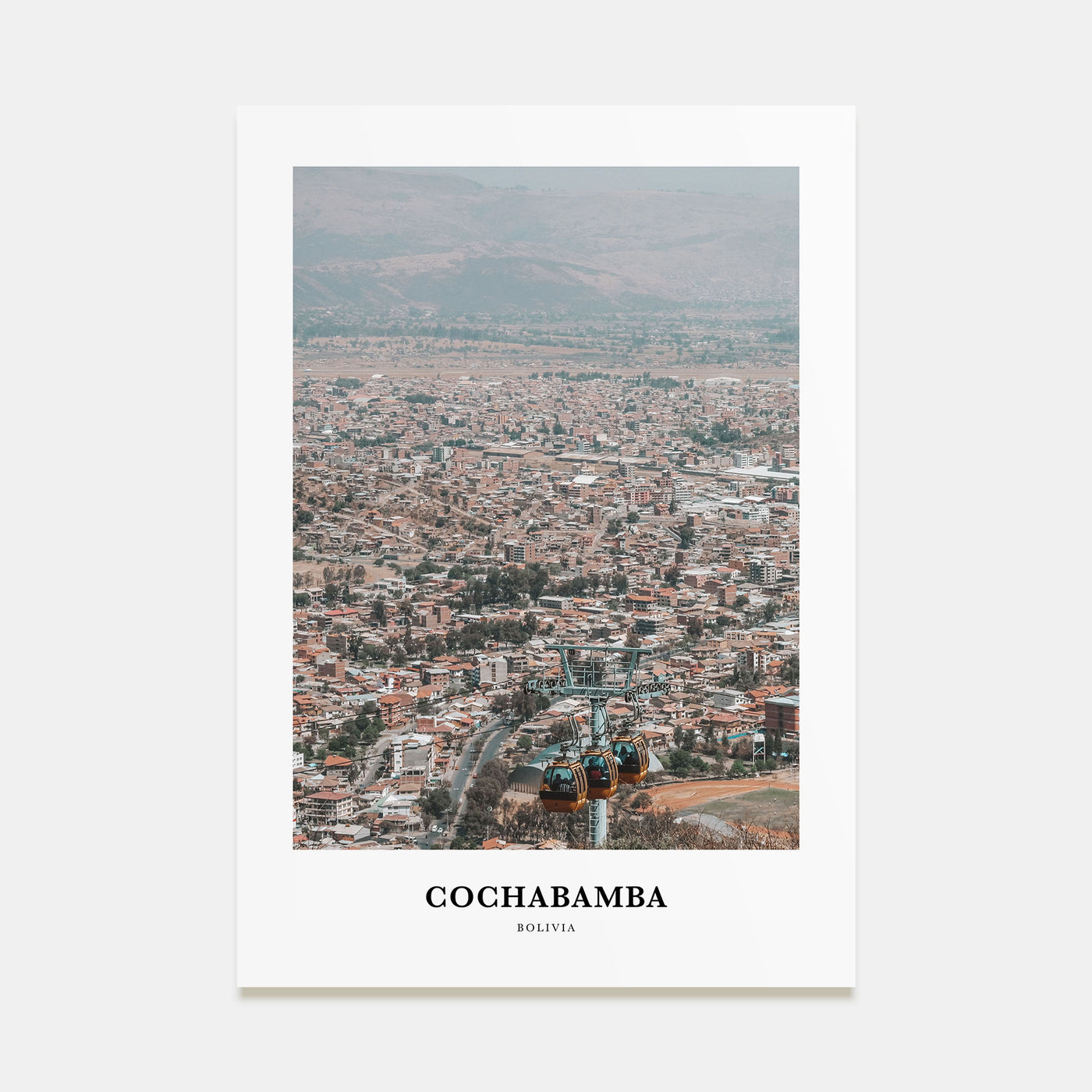 Cochabamba Portrait Color Poster