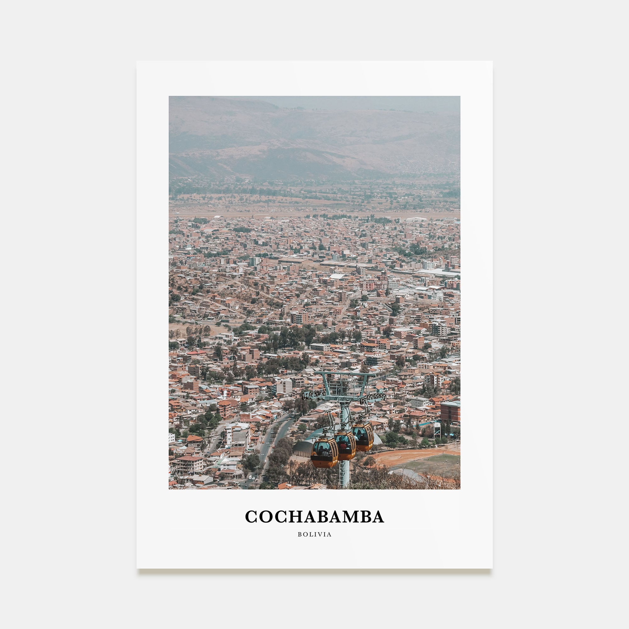 Cochabamba Portrait Color Poster