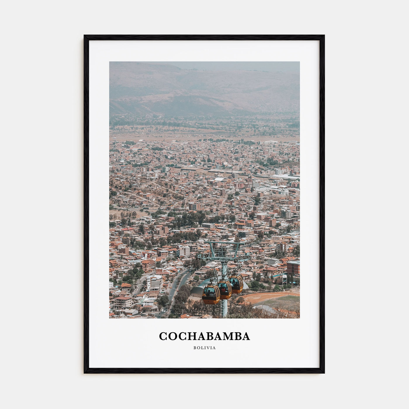 Cochabamba Portrait Color Poster