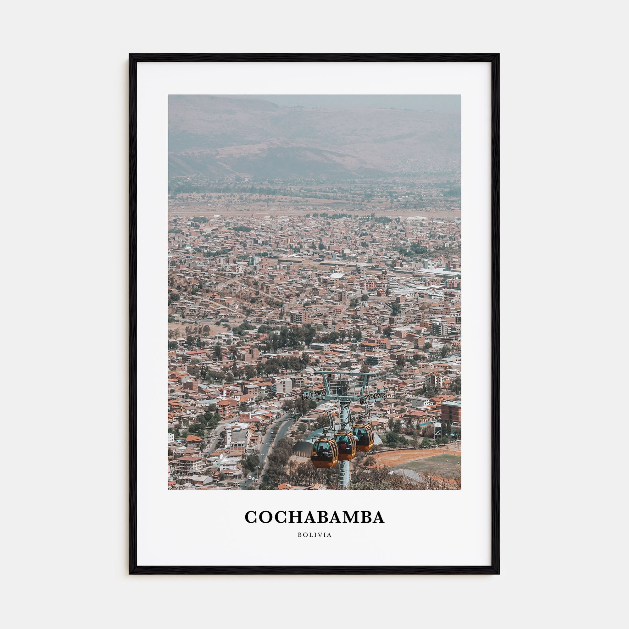 Cochabamba Portrait Color Poster