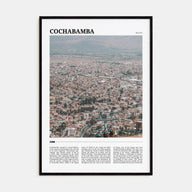 Cochabamba Travel Color Poster