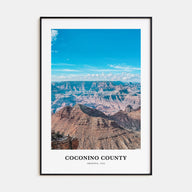 Coconino County Portrait Color Poster